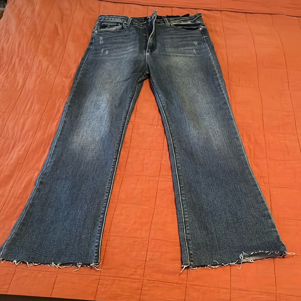 NWT-Just Black Denim Kick Boot Flares